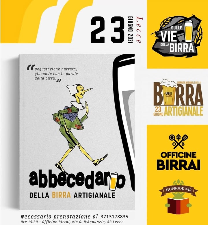 Sulle vie della Birra presenta:
🍺“L’Abbecedario della Birra Artigiana
