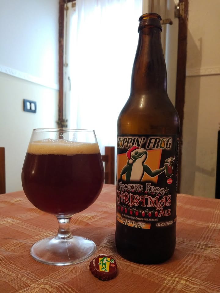 🇮🇹 Hoppin’ Frog Brewery Frosted Frog, birra di Natale assaggiata…