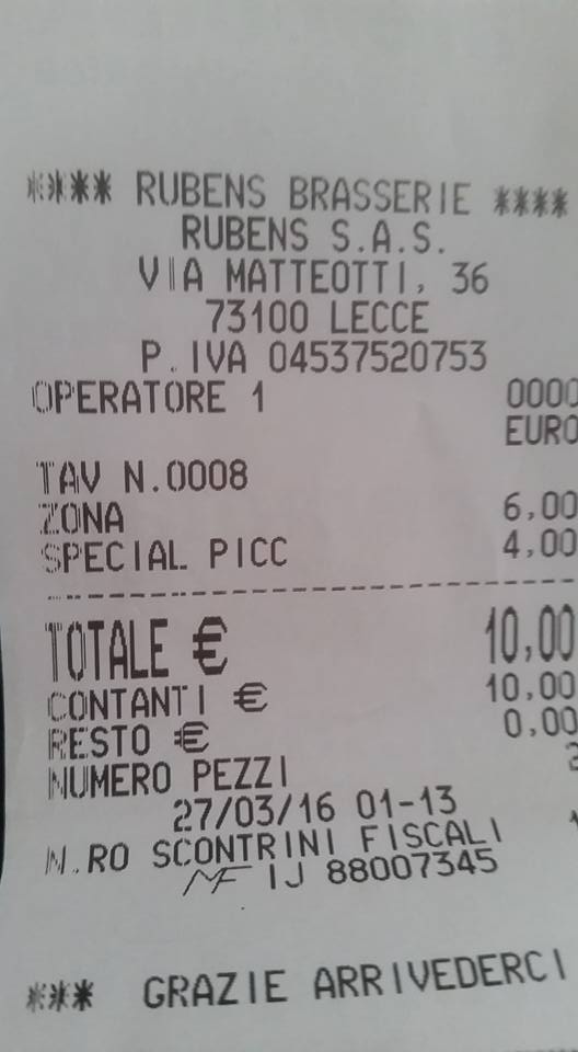 Zona Cesarini piccola, oramai praticamente andata, con evidenti sentor