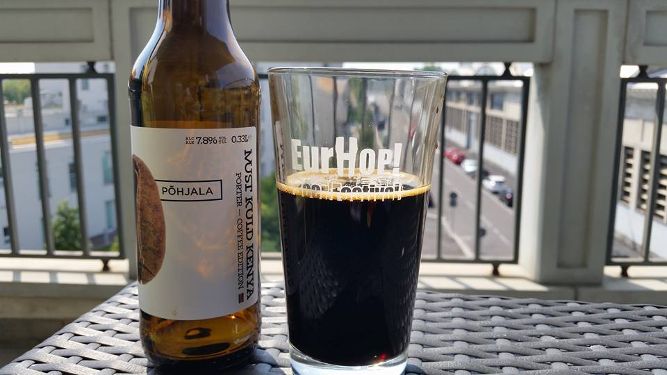 Per il ciclo #diobenedicailsabato grande porter estone, brassata con caffè…