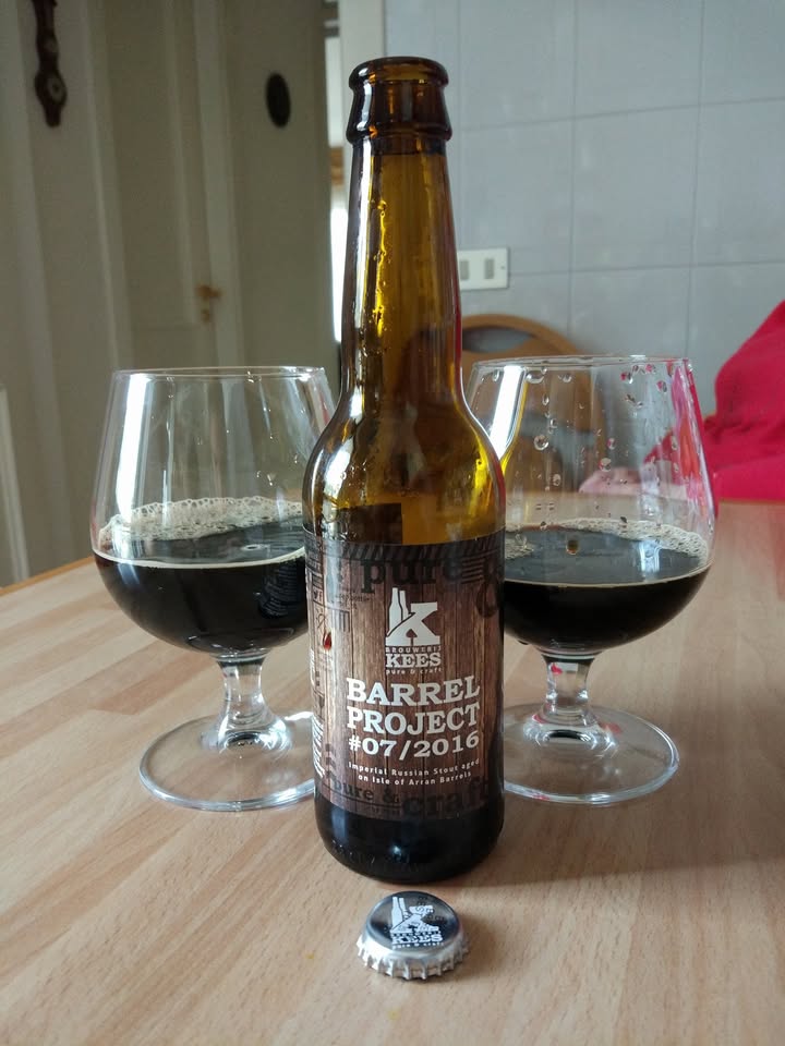 #diariodibordo Kees Barrel Project, Russian Imperial Stout passata in botti…