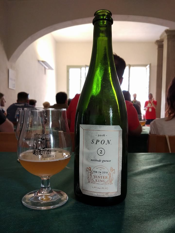 #diariodibordo Jester King Spon 2,blend di Lambic. Bret e lattico…