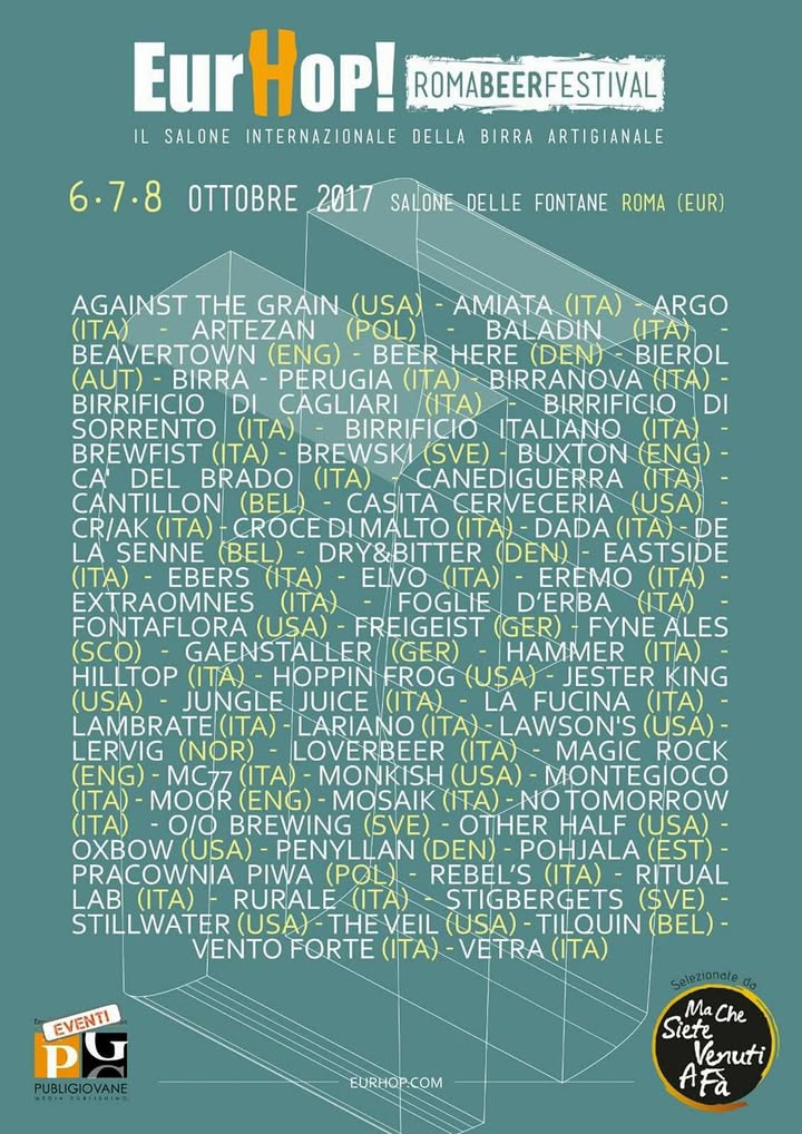 Tantissima roba quest'anno! Non si può mancare!