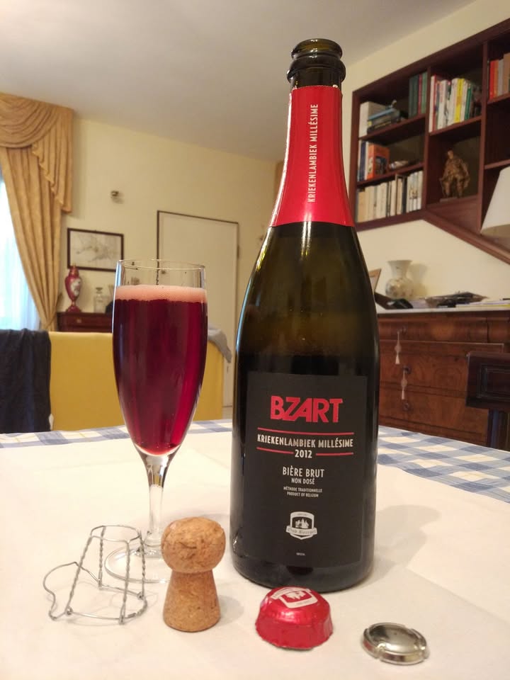 🇮🇹 #diariodibordo Oud Beersel Bzart Kriekenlambiek, kriek fermentata con lieviti…
