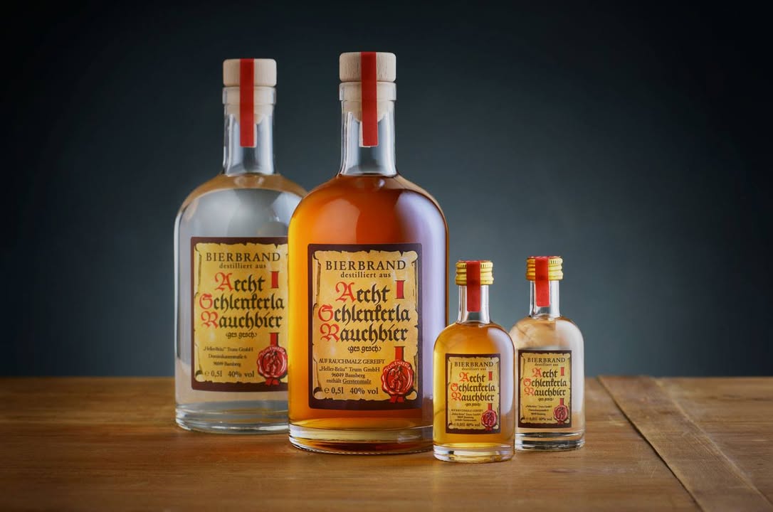 new in our online store: distilled Schlenkerla in 2 varieties, clear a
