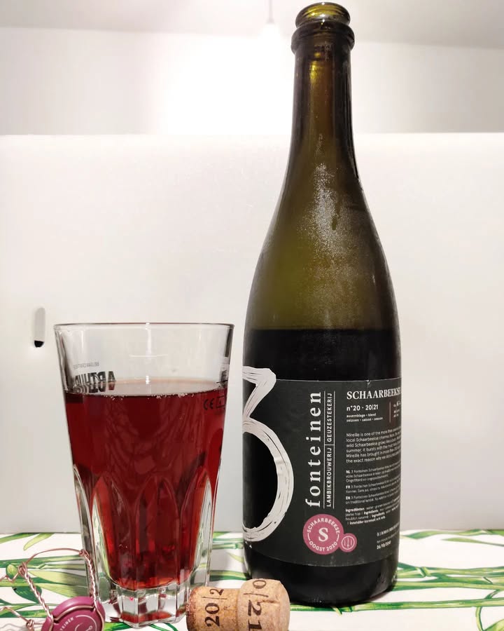 #diariodibordo @3fonteinen Schaarbeekse Kriek Oogst 2020 Cuvée Mireille TOP #craftbeer…