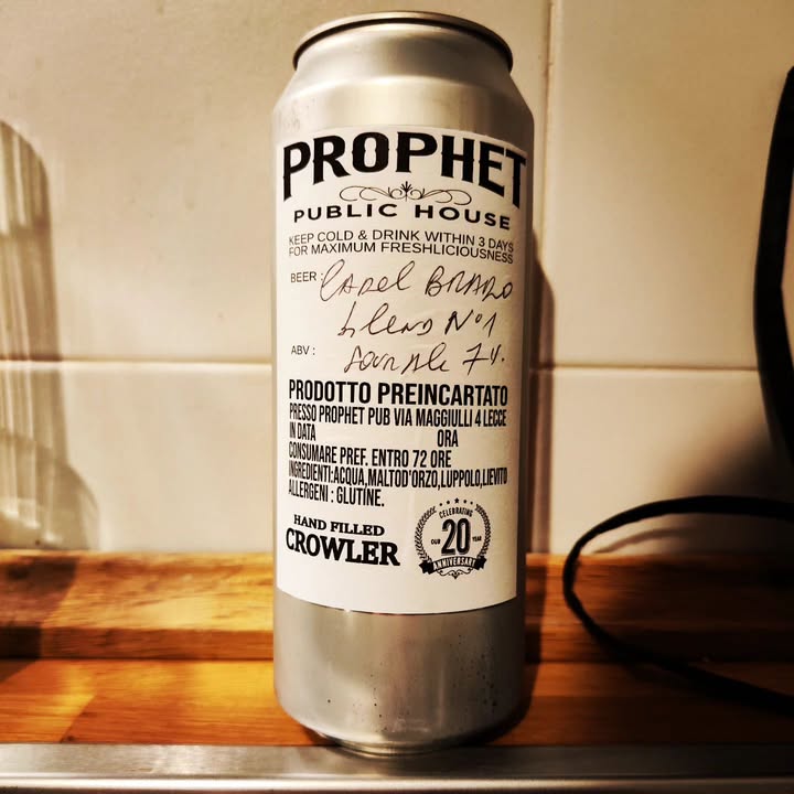#diariodibordo @cadelbrado Blend Ambasciatori 1 al @prophetpublichouse.lecce di Lecce ……