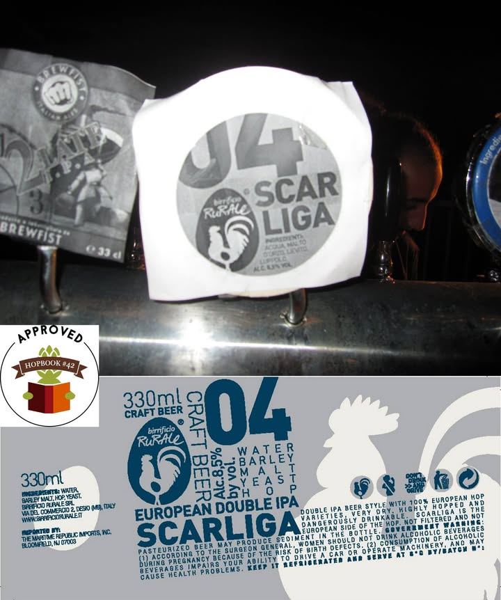 #diariodibordo In seconda battuta abbiam testato la “Scarliga”, del birrificio…