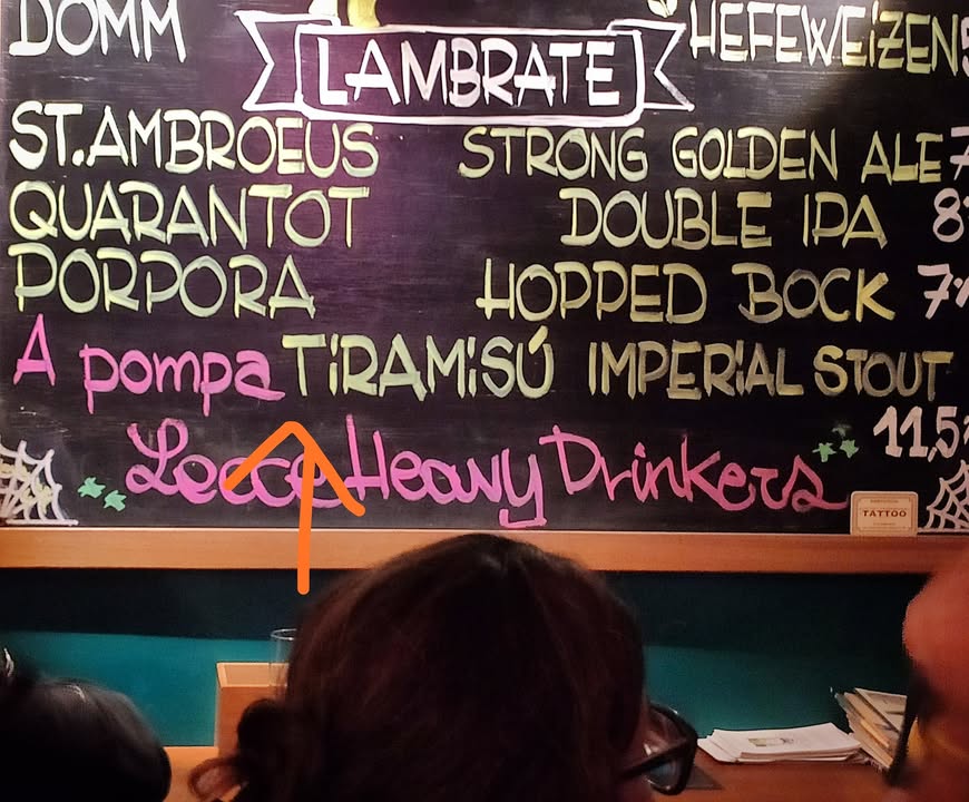 Al The Bluebeat Pub Involontari giochi di parole con Birrificio…